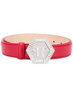 Philipp Plein ceinture Statement - Rouge