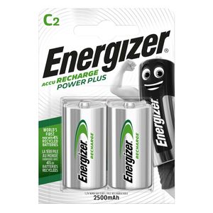 Energizer Oplaadbare NiMH-Batterij C | 1.2 V DC | 2500 mAh | 1 x 2 stuks - ENRC2500P2 ENRC2500P2