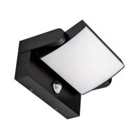 V-TAC VT-11020S-B Draaibare LED wandlamp met Sensor - IP65 - Zwart - 17W - 2520 Lumen - 3000K - thumbnail