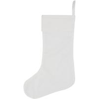 Creativ Company Https://www.cchobby.nl/kerstsok-h-40-cm-b-26-cm-210-gr-wit-1-stuk