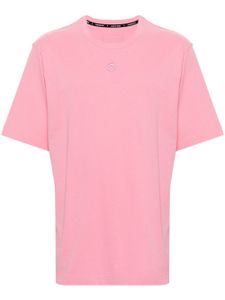 Marine Serre t-shirt en coton à logo Crescent Moon - Rose