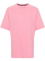 Marine Serre t-shirt en coton à logo Crescent Moon - Rose - thumbnail