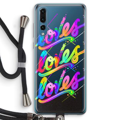 Loves: Huawei P20 Pro Transparant Hoesje met koord