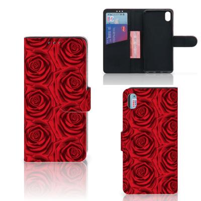 Xiaomi Redmi 7A Hoesje Red Roses Xiaomi Redmi 7A Hoesje Red Roses