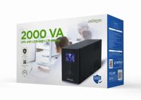 Gembird EG- -035 UPS Line-interactive 2 kVA 1200 W 5 AC-uitgang(en)