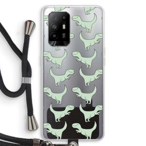 Dinos: Oppo A94 5G Transparant Hoesje met koord