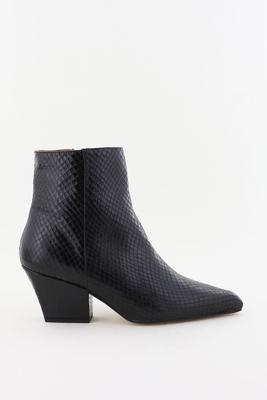 Toral enkellaarsjes TL-SCARLET black