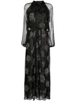 We Are Kindred robe longue Cerelia en soie - Noir