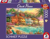 Puzzel van 1000 stukjes - SCHMIDT - Chuck Pinson - Island Time - Meerkleurig - 69,3 x 49,3 cm