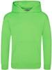 Just Cool JH004K Kids´ Electric Hoodie - Electric Green - 5/6 (S)