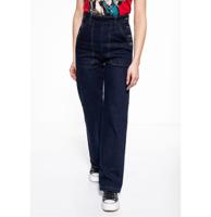 Queen Kerosin Marlene Demin Pants Dark Blue-33/32