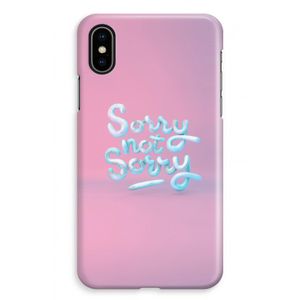 Sorry not sorry: iPhone XS Max Volledig Geprint Hoesje