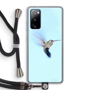 Kolibri: Samsung Galaxy S20 FE / S20 FE 5G Transparant Hoesje met koord