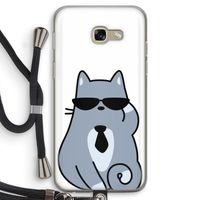 Cool cat: Samsung Galaxy A5 (2017) Transparant Hoesje met koord