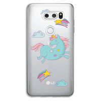 Vliegende eenhoorn: LG V30 Transparant Hoesje Vliegende eenhoorn: LG V30 Transparant Hoesje