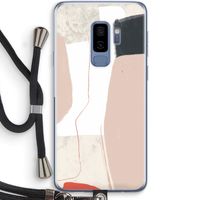 Lava: Samsung Galaxy S9 Plus Transparant Hoesje met koord