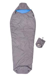 Cocoon Mountain Wanderer Slaapzak - Lang - Volcano Grey / Light Blue