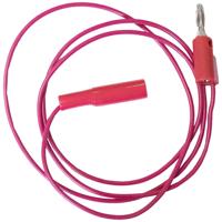 Mueller Electric BU-2031-A-24-2 Meetsnoer Bananenstekker 4 mm Mini-krokodillenklem 0.6 m Rood 1 stuk(s)