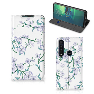 Motorola G8 Plus Uniek Smart Cover Blossom White