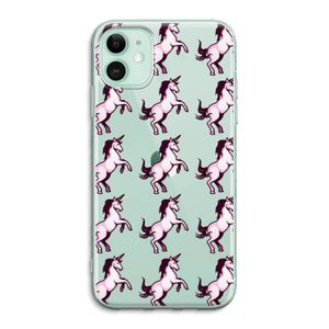 Musketon Unicorn: iPhone 11 Transparant Hoesje