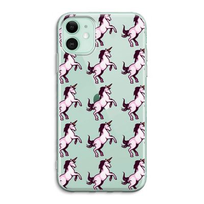 Musketon Unicorn: iPhone 11 Transparant Hoesje
