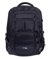 Donau Travel rugzak Amsterdam, 35 l, 17 inch, zwart