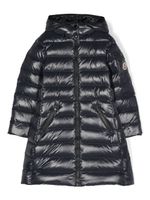 Moncler Enfant doudoune Moka à patch logo - Bleu