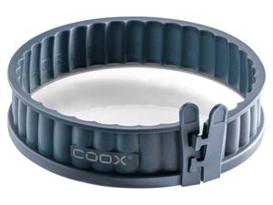 Coox Quichevorm met glazen bodem 18 cm (Donkerblauw)