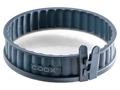 Coox Quichevorm met glazen bodem 18 cm (Donkerblauw)