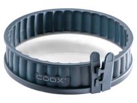 Coox Quichevorm met glazen bodem 18 cm (Donkerblauw)