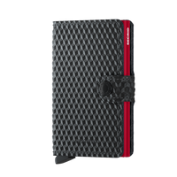 Secrid Mini Wallet Portemonnee Cubic Black-Red - thumbnail