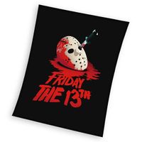 Friday the 13 Fleece plaid 150 x 200 cm Zwart - thumbnail