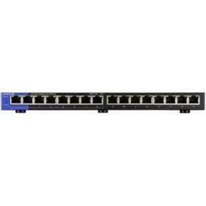 Linksys 16-poorts Gigabit PoE - desktopswitch (LGS116P)