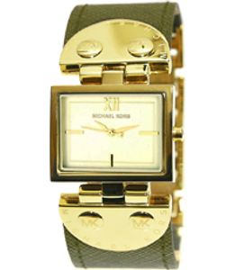 Horlogeband Michael Kors MK2367 Leder Groen 26mm