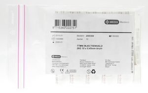 Insuflon Injectienaald insuflon 0.45 x 10 (10 st)