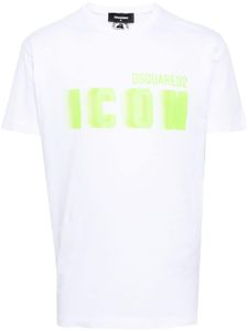 DSQUARED2 t-shirt à logo Icon imprimé - Blanc