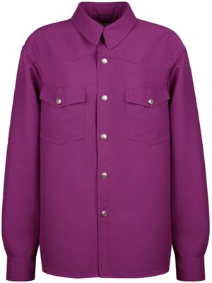 Bally chemise d'inspiration western - Rose