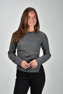 RÓHE top 417-20-190 dark grey melange