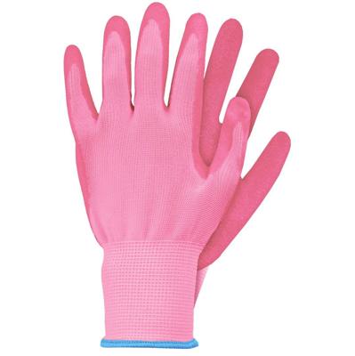 Werkhandschoenen latex roze M - Talentools