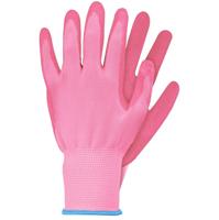 Werkhandschoenen latex roze M - Talentools