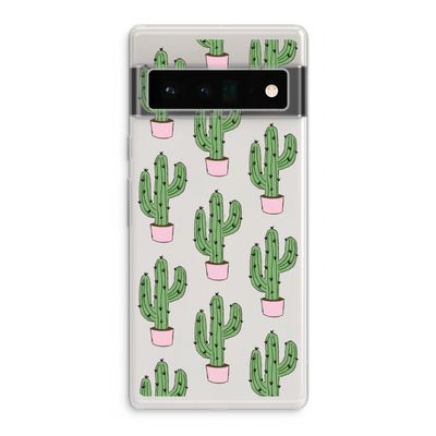Cactus Lover: Google Pixel 6 Pro Transparant Hoesje