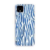 Blauwe nerven: Pixel 4 XL Transparant Hoesje
