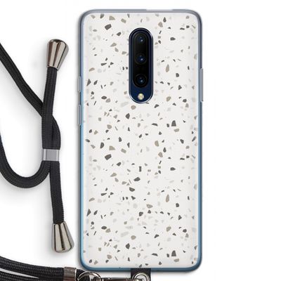 Terrazzo N°14: OnePlus 7 Pro Transparant Hoesje met koord