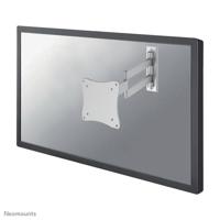 Neomounts FPMA-W830 Monitor-wandbeugel 1-voudig 25,4 cm (10) - 68,6 cm (27) Zilver Kantelbaar, Zwenkbaar