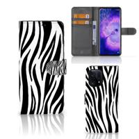OPPO Find X5 | Telefoonhoesje | Met pasjeshouder | Zebra