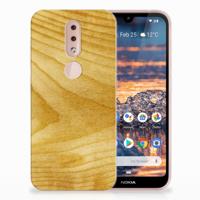 Nokia 4.2 | Bumper Hoesje | Licht Hout