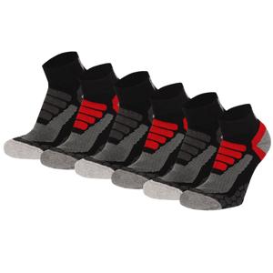 Xtreme Wandelsokken Quarter 6-pack Multi Black-42/45