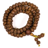 Mala Rudraksha & Minerals 108 Kralen (1 cm)