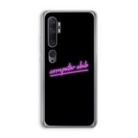 Vice Black: Xiaomi Mi Note 10 Pro Transparant Hoesje