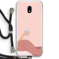 Wine: Samsung Galaxy J3 (2017) Transparant Hoesje met koord